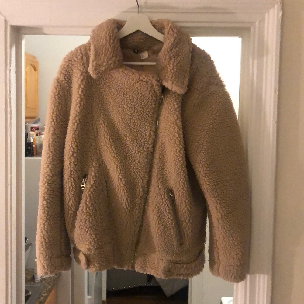 Cozy teddy jacket